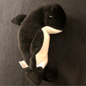 Vintage 90s BEANIE BABY WHALE WAVES